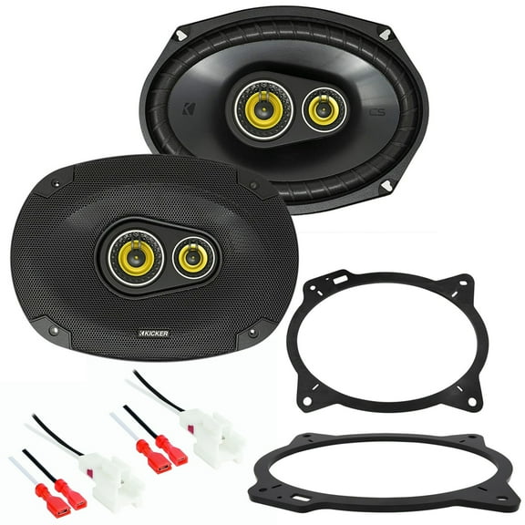 Kicker CS Series Rear Deck Speaker Replacement Package Fits select 2009-2013 Toyota Corolla