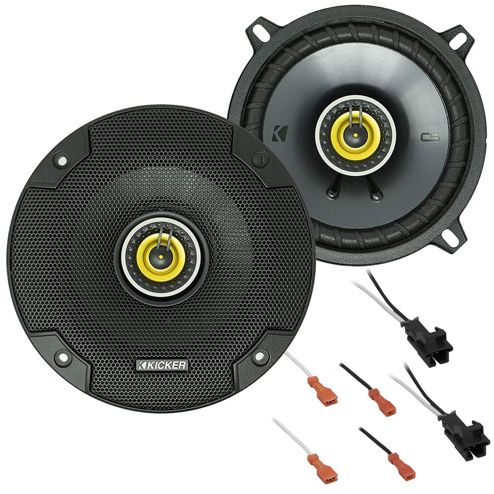 Kicker CS Series Rear Door Factory Speaker Replacement Package Fits 2007-2014 Chevrolet Tahoe Hybrid, Tahoe