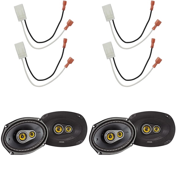 Kicker CSC Ram Speaker Upgrade (2 pair ) 6x9" includes Speaker Harness