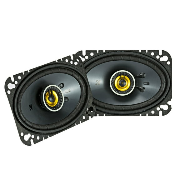 Kicker CSC46 CS 4 x 6 Inch 150 Watt 4 Ohm 2-Way Car Audio Speaker System, Pair