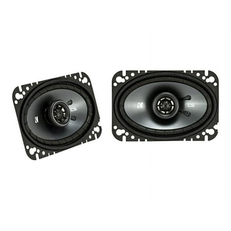 Kicker CSC46 Car Audio Full Range 4x6" Coaxial 300W Speakers Pair 43CSC464