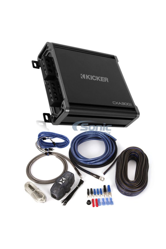 Kicker CXA400.1 Monoblock Class-D Amplifier + Free NVX XKIT82 8 AWG Amp Kit