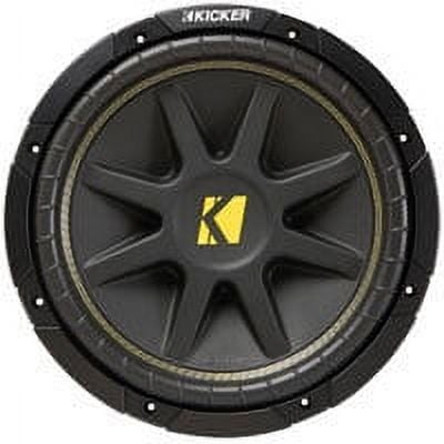 Kicker Comp 12" (300MM) 4-Ohm Car Subwoofer, Single Subwoofer