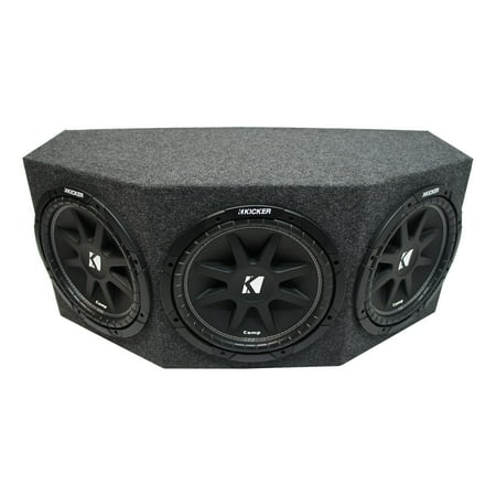 Kicker Comp C10 Triple 10" Subwoofer Loaded 1500 Watt Sub Box - Final 1.3 Ohm