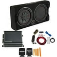 thumbnail image 1 of Kicker Comp RT 12" Subwoofer Enclosure Package + 46CXA4001 Amp & Wire Kit, 1 of 7