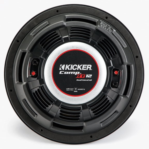 Pre-Owned Kicker CompRT Single 12 Inch 1000 Watt Max Dual 2 Ohm Shallow Slim Car Subwoofer