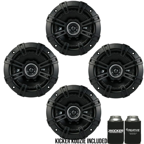 Kicker DSC50 5.25-Inch (130mm) Coaxial Speakers, 4-Ohm bundle