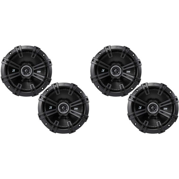 Kicker DSC670 6.75-Inch (165mm) Coaxial Speakers w/ 43DSC6704 6.75" Coaxial Bundle