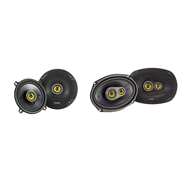 Kicker Dodge Ram Truck 1994-2011 Speaker Bundle - CS 6x9 coaxial Speakers, and CS 5.25" coaxial Speakers.