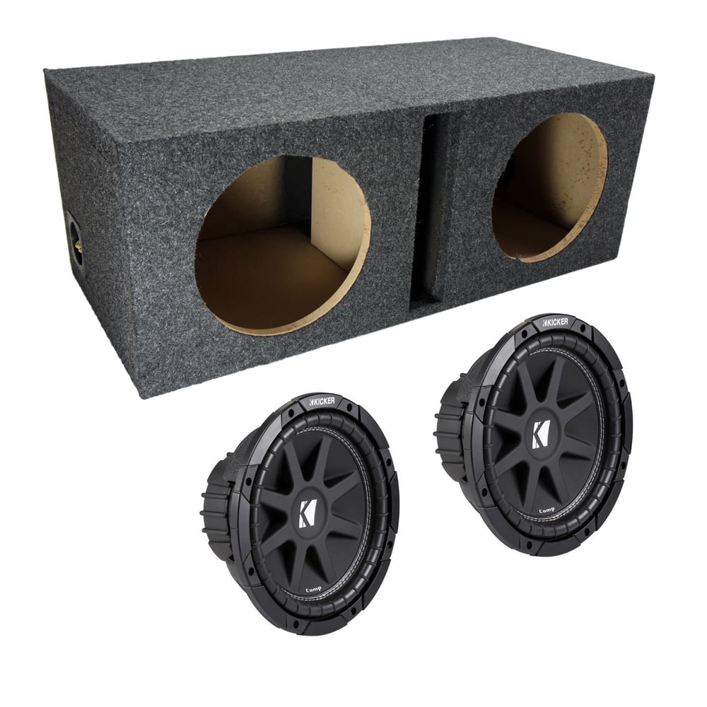 Kicker Dual Comp C10 10" Vented High Performance Sub Box Sngle 4 Ohm 150Watts