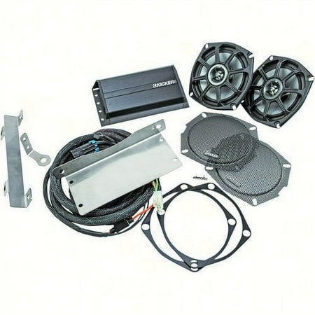 Kicker FINC14 Klock Werks Fit Kit Front Speaker/Amplifier Upgrade Kit for 2014 & Up Indian Chieftain