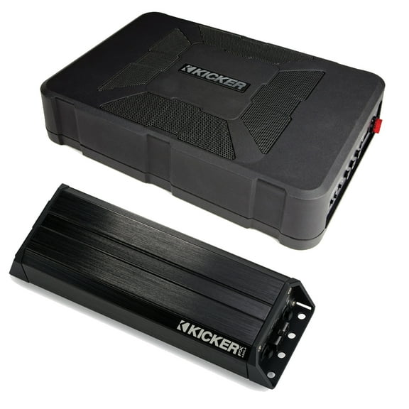 Kicker HS8 Enclosure and PXA3004 Amplifier Bundle