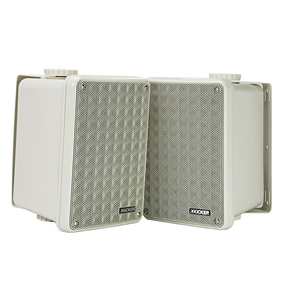 Kicker 46KB6G Home Audio Indoor - Outdoor Full Range 6 1/2" 2-Way Speaker Pair