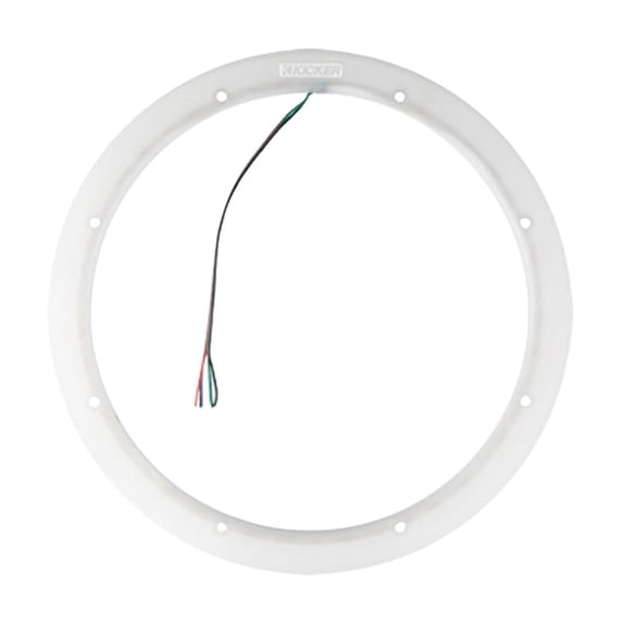 New Kicker 50KLSR65 6.5" Weather-Proof Polycarbonate Led Lighted Speaker Ring (Pair)