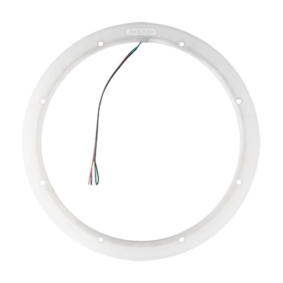 New Kicker 50KLSR65 6.5" Weather-Proof Polycarbonate Led Lighted Speaker Ring (Pair)