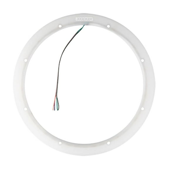 New Kicker 50KLSR65 6.5" Weather-Proof Polycarbonate Led Lighted Speaker Ring (Pair)