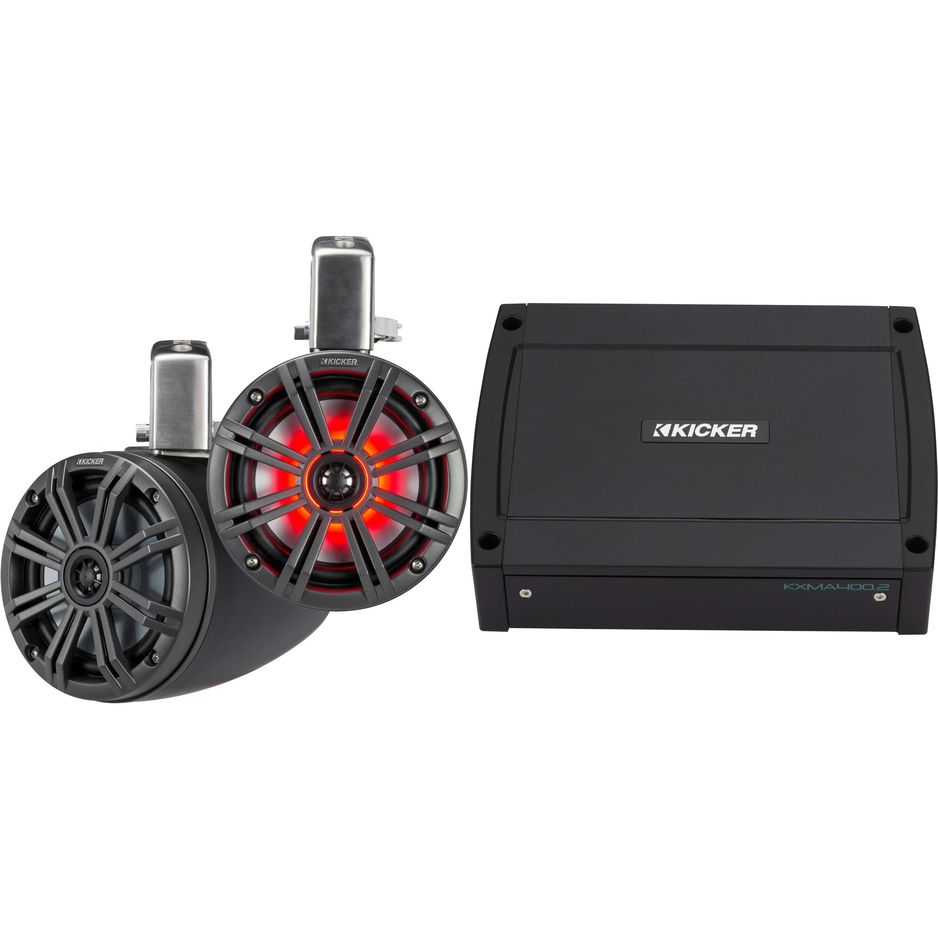 kicker-kmtc65-6-5-black-loaded-marine-wake-tower-enclosures-400-watt