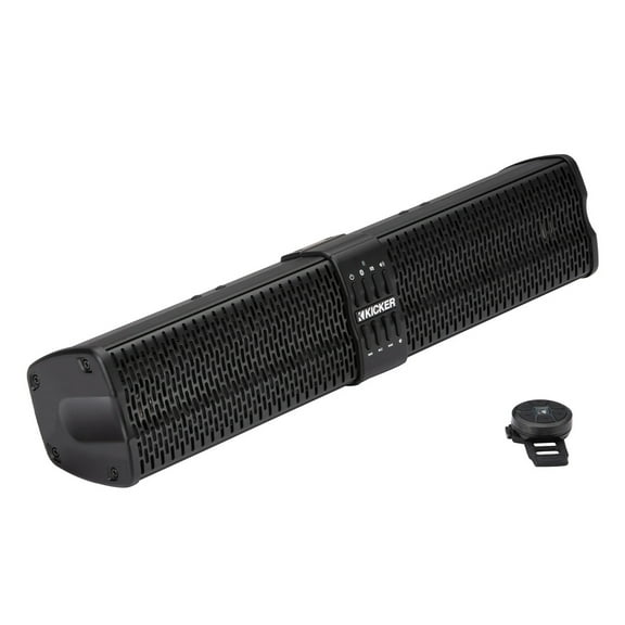 Kicker 47KPB1 20" Bluetooth Powered Speaker System w/ Titanium Tweeters-Black