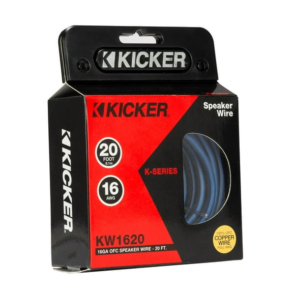 Kicker KW1620 (46KW1620) 16 AWG Speaker Wire 20ft