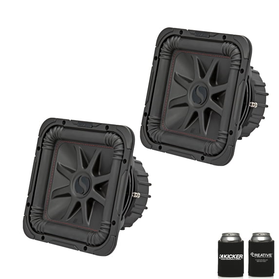 Kicker L7R Bundle - Two 45L7R102 10-Inch Dual 2-Ohm Subwoofers