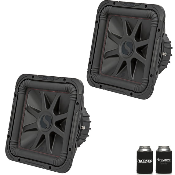 Kicker L7R Bundle - Two 45L7R124 12-Inch Dual 4-Ohm Subwoofers