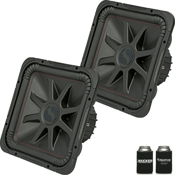 Kicker L7R Bundle - Two 45L7R154 15-Inch Dual 4-Ohm Subwoofers