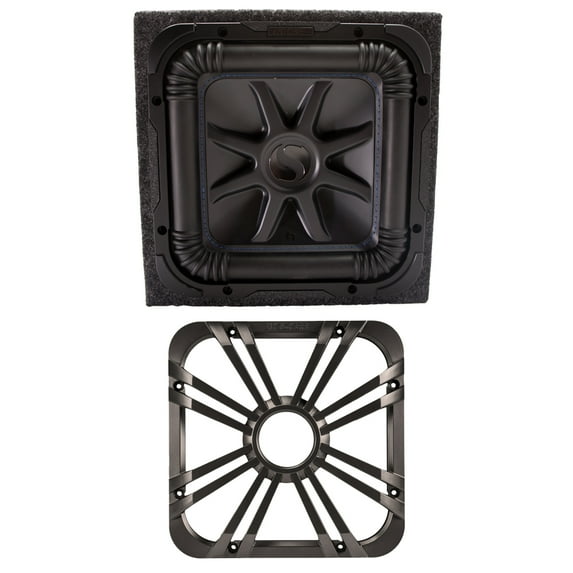 Kicker L7S12 Solo-Baric Subwoofer Sealed Box with Charcoal LED Grill