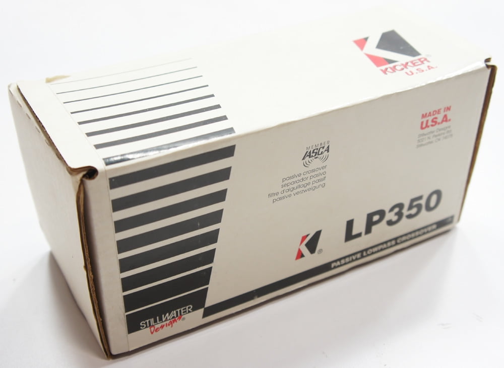 Kicker LP350 Car Audio Passive Low Pass Speaker Crossover Brand New
