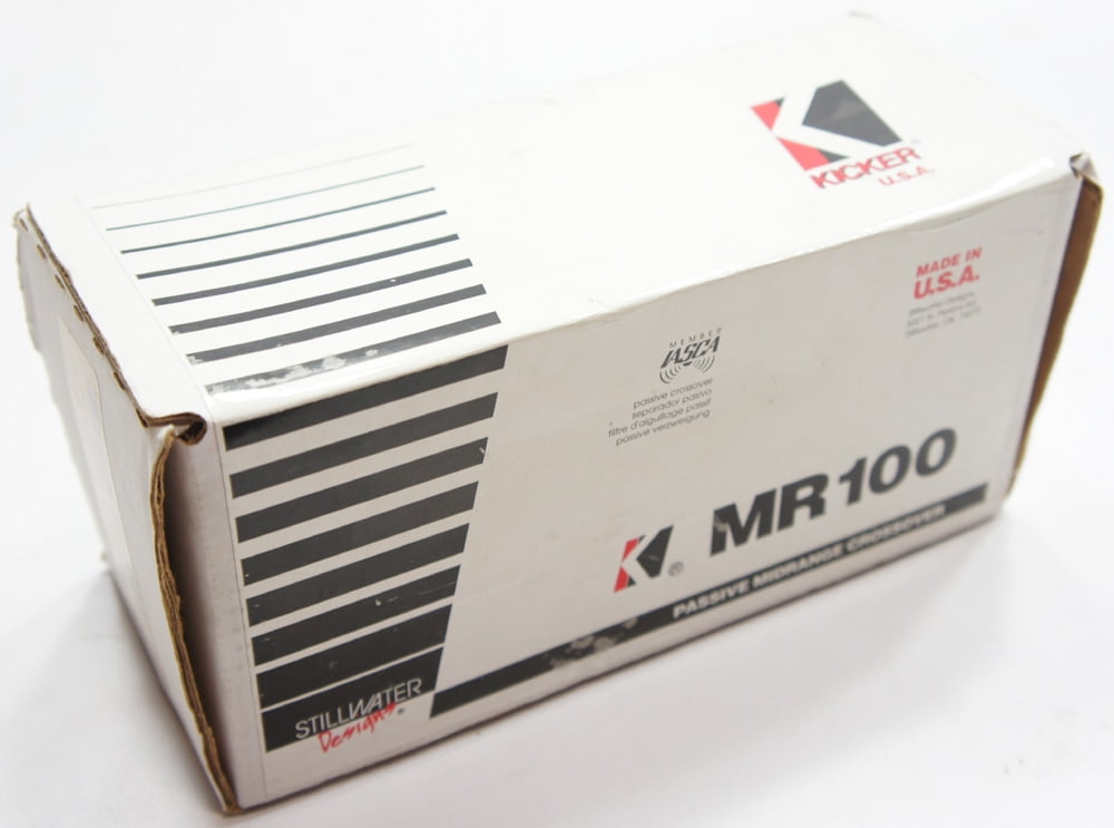 Kicker MR100 Car Audio Passive Mid Range Speaker Crossover Brand New