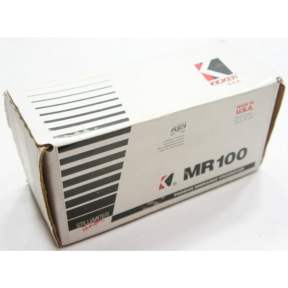 Kicker MR100 Car Audio Passive Mid Range Speaker Crossover Brand New