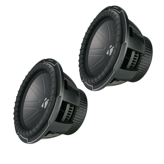 Kicker Q-Class Bundle - Two 42CWQ124 12" Dual 4-Ohm CompQ Subwoofers
