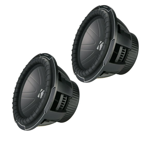 Kicker Q-Class Bundle - Two 42CWQ124 12" Dual 4-Ohm CompQ Subwoofers