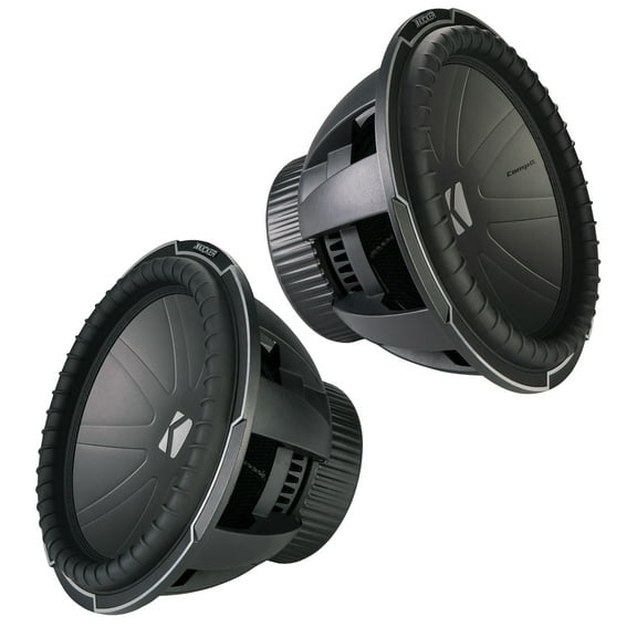 Kicker Q-Class Bundle - Two 42CWQ152 15" Dual 2-Ohm CompQ Subwoofers