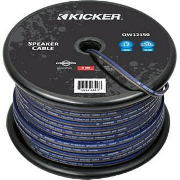 Kicker QW12150 12AWG Speaker Wire Spool 150FT