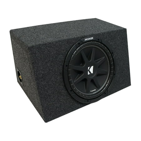 Kicker Sealed Hatchback Sub Box 12" Car Subwoofers, Black