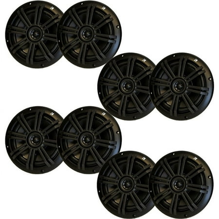 Kicker Speaker, 50 W RMS, 150 W PMPO, 8 Pack