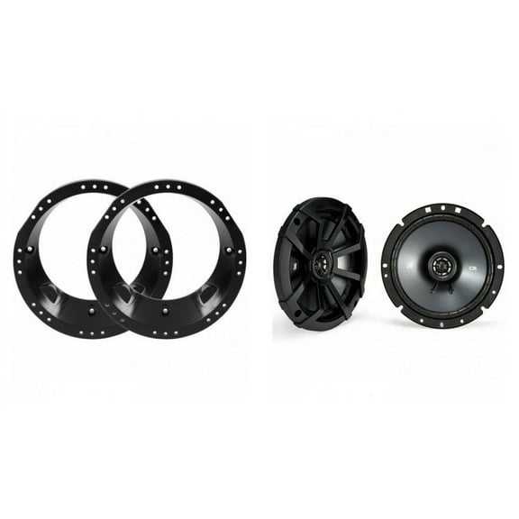 Kicker Upper Fairing Speaker Replacement Package for 1998-2013 Harley Davidson