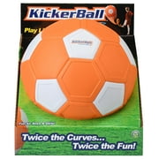 SWERVE BALL KickerBall Soccer Ball, Trick Ball that Curves and Swerves, Orange, As Seen on TV