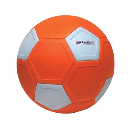 KickerBall Swerve Sports Soccer Ball, Orange