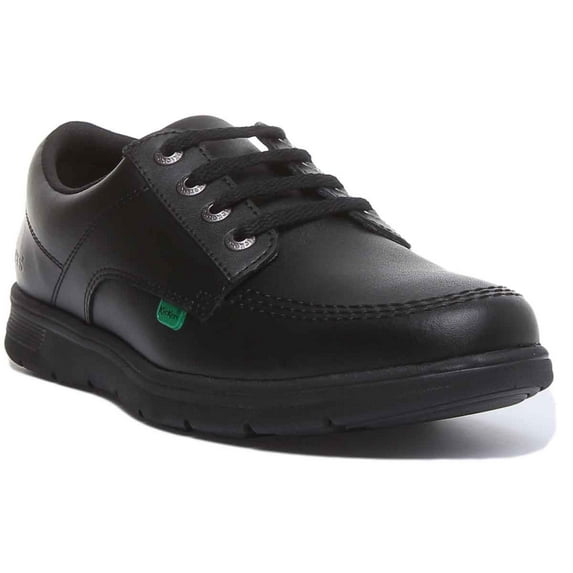 Kickers Kelland Lace Lo Men's 4 Eyelet Lace Up Shoes In Black Size 9