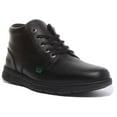 thumbnail image 1 of Kickers Kelland Lace Teen Leather Kids School Fashion Shoe Boot Black - UK 5, 1 of 6