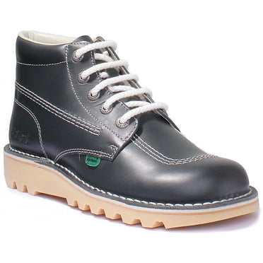 Kickers Kick Hi M Men's Core Lace Up Leather Ankle Boot In Navy Size 11.5