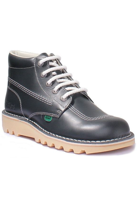 Kick Hi M Men's Core Lace Up Leather Ankle Boot In Navy Size 8