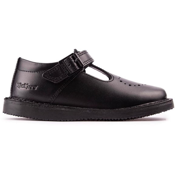 Kickers Kopi Heart T Bar Shoes