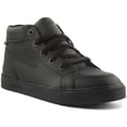 thumbnail image 1 of Kickers Tovni Hi Junior's Lace Up Leather Boots In Black Size 5, 1 of 6