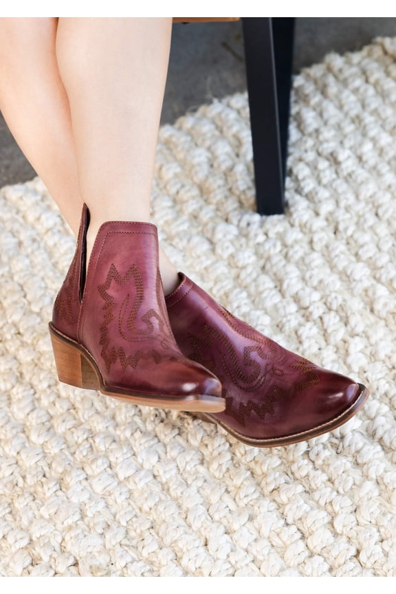 Kickin' Booties in Burgundy