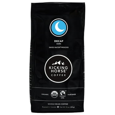 Kicking Horse Coffee Decaf Whole Bean Coffee, 10 Oz