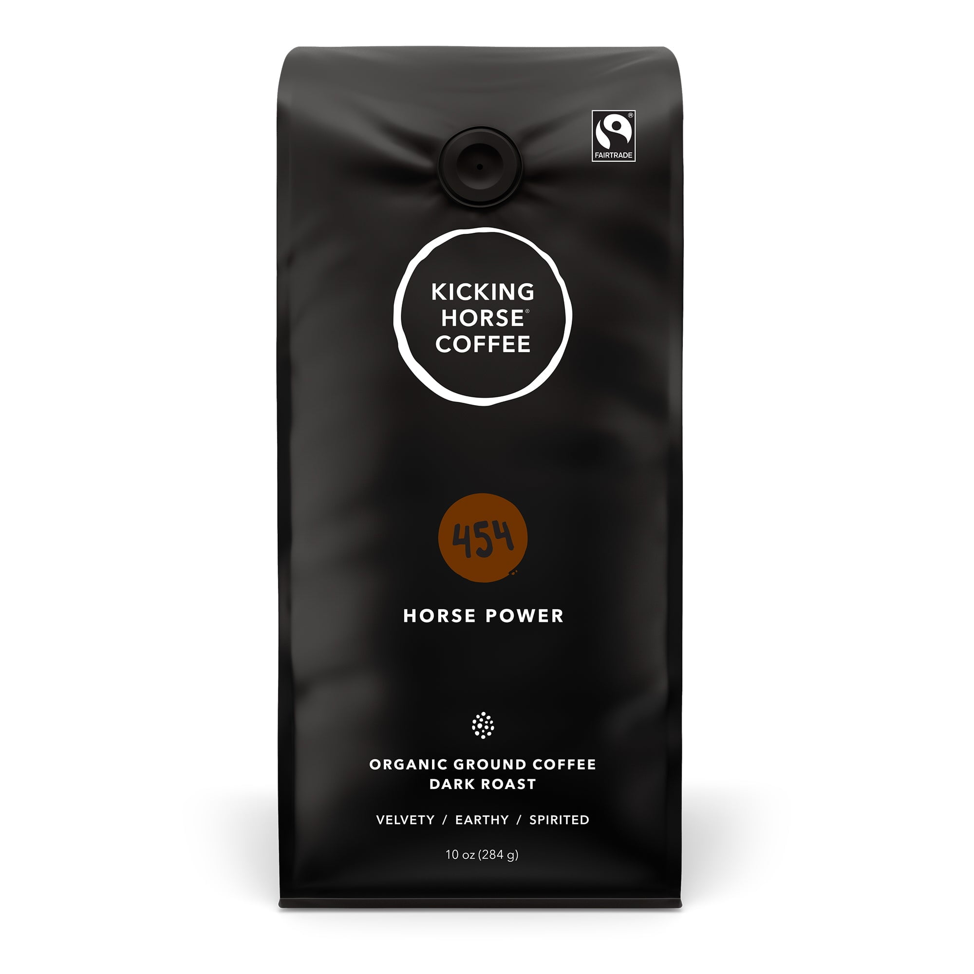 Kicking Horse Coffee, Ground, 10 Ounce, 454 Horse Power Dark Roast