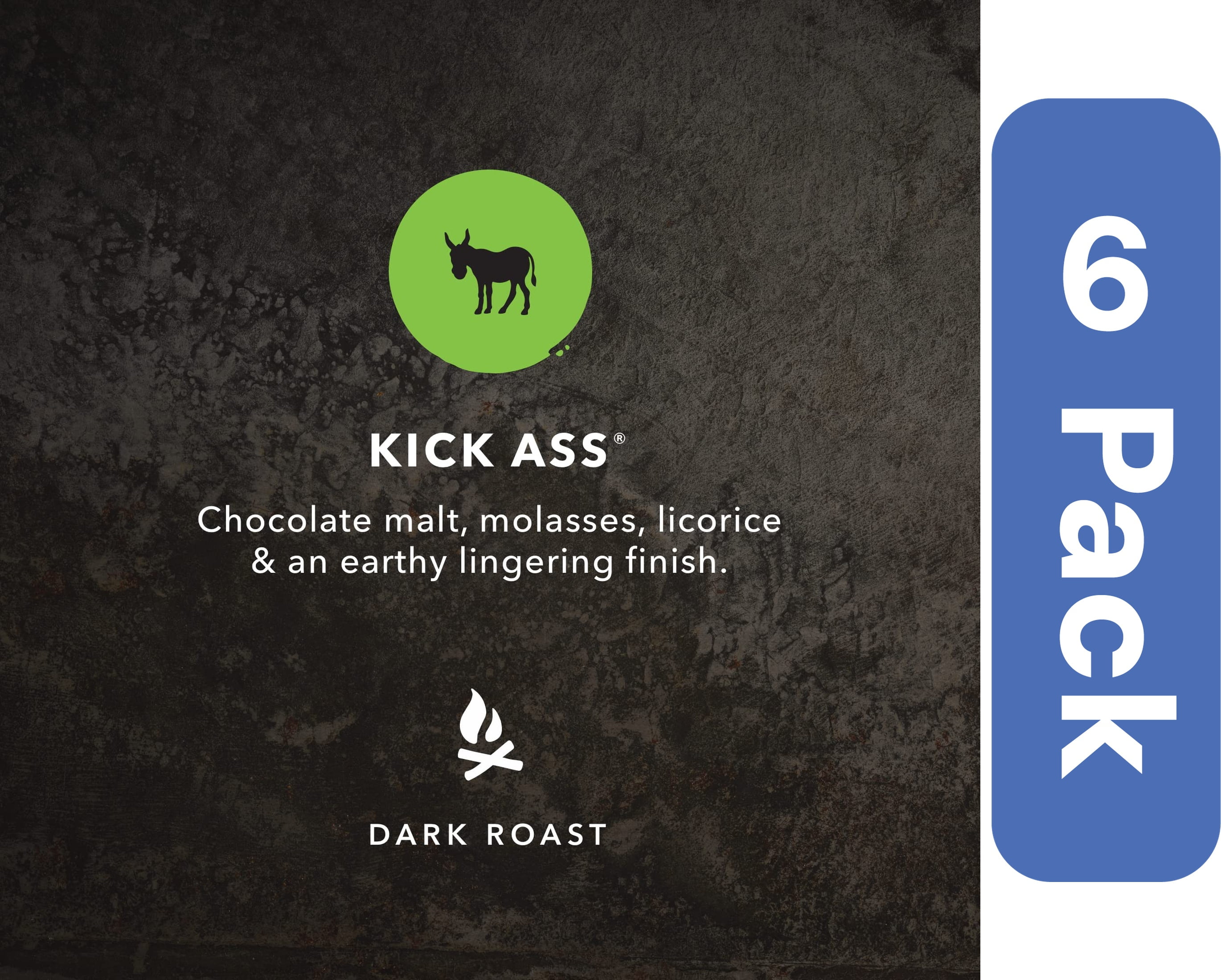Kicking Horse Coffee Ground Dark Kick Ass 10 oz (Pack Of 6)