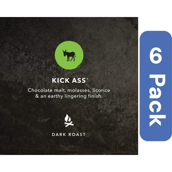 Kicking Horse Coffee Ground Dark Kick Ass 10 oz (Pack Of 6)